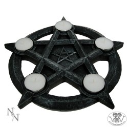 Pentagram świecznik na Tealights